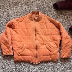 Amazon Women's Orange Quilted Jacket